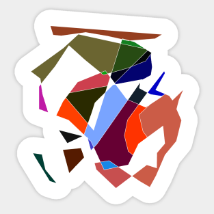 Tiffany abstract Sticker